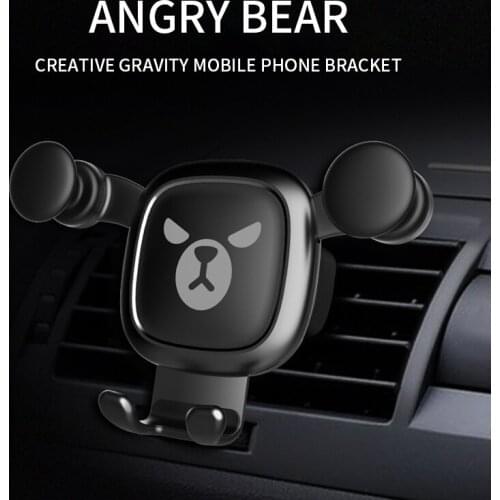 Universal Gravity Auto Phone Holder Car Air Vent Clip Smartphone Mount Mobile Holder Cellphone Stand For iPhone 12 Pro Samsung