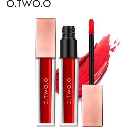 O.TWO.O liquid matte liptick Moisturizer velvet Lip Stick Long Lasting waterproof lip makeup Cosmetics women beauty Lipgloss