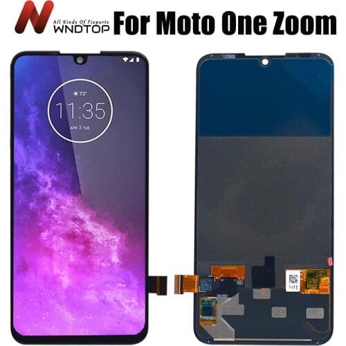 Display For Motorola Moto One Zoom LCD Display Touch Screen Digiziter Assembly 6.39"For Moto One Pro LCD XT2010 Xt12010-1Display