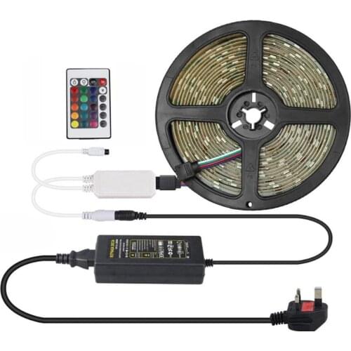 12V Car Van RGB Color Changing Ambient Lamp RV Camper Home LED Strip Light IP65 Smart WiFi Interior Decorative Light Universal