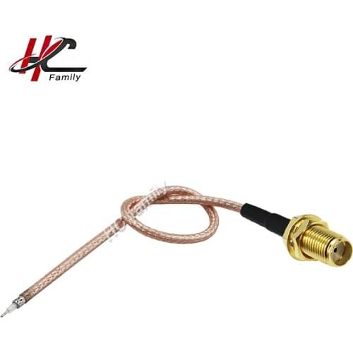 2pc/lot SMA Jack to Open End with Sn tip for pcb soldering 15cm 5.9" Pigtail Cable RG316