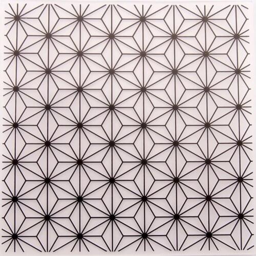 2020 Diamond geometry Embossing Folders for Papers Photo Album Making Cards Supplies DIY 3D Plastic Scrapbooking Cutting Dies