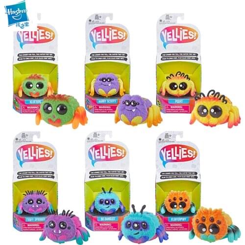 Hasbro Electric Plush Toys Yellies Voice Control Interactive Dolls Cute Pet Robot Spider Toys for Kids Children Best Gifts