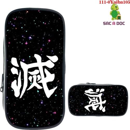 Kimetsu No Yaiba Kawaii Pen Case Creative 3d Print Pencil Case Cute Colored Pencil Bag for Kid Gift School Supplies Pencil Pouch