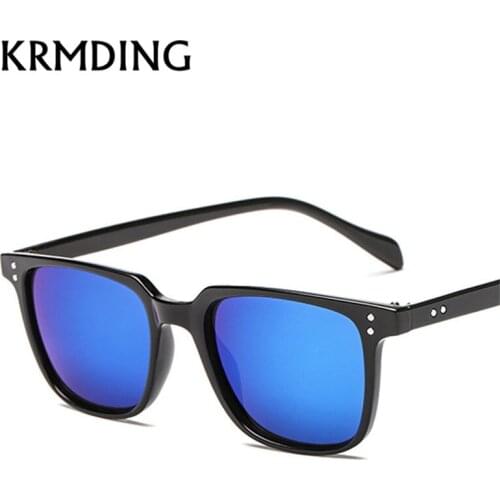 KRMDING Classic Retro Sunglasses Mens Driving Sunglasses Mens Luxury Brand Designer HD Driver Sunglasses