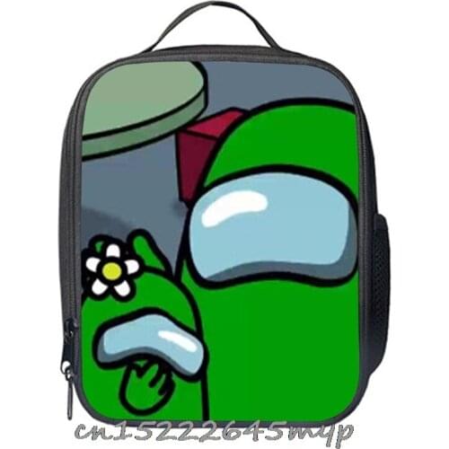 Fashion Insulated Lunch Bags Among Us Design Water-proof Meal Pockets Bag Office Men & Women Meal Container Bags
