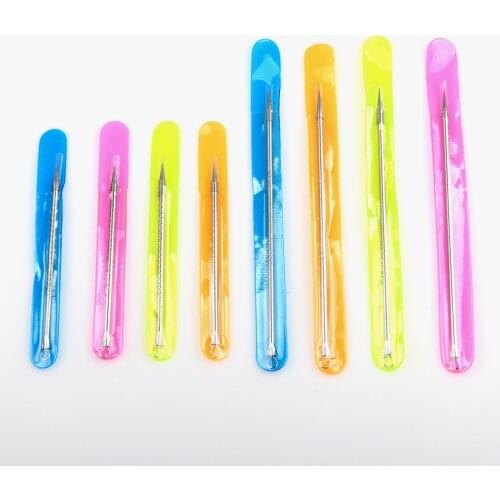 New 3pcs Silver Blackhead Comedone Acne Blemish Extractor Remover Cosmetic Tool Stainless Needles Remove Tool 8 Cm / 11.6 Cm