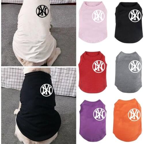 Summer dog clothes small dog clothes Teddy Chihuahua Corgi clothes thin section breathable and comfortable 100% cotton