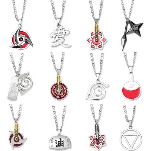 Akatsuki Necklace Men Women Fashion Jewellery Gifts Pendant Necklace For Best Friend Best Bestie Lovers Neckla