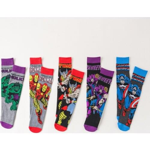 Hot style sports hiking socks casual socks superhero socks