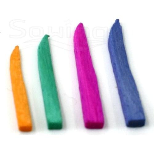 Dental Fixing Materials Maple Wooden Wedges Interdental Composite Instrument 100 Pcs Per Box Difference Color Dentists Use