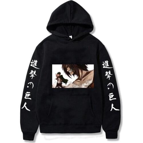 2021 Anime Attack On Titan Hoodies Sweatshirts Men Women Long Sleeve Harajuku Streetwear Trendy Fashion Direct Shipping Hoody