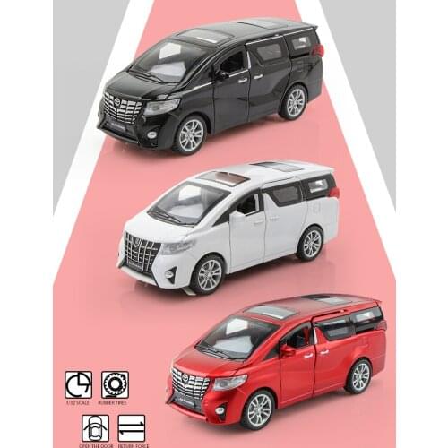 TOYOTA ALPHARD Luxury MPV Simulation Exquisite Diecasts Toy Vehicles Double Horses 1/32 Alloy Model Car Gifts Toys For Children
