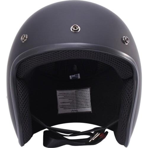 ABS Vintage Motorcycle Helmet Retro Scooter Jet Open Face Small Shell Motorbike Riding Capacete Moto