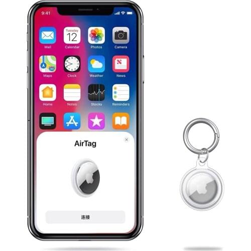 For Airtag anti-lost artifact protective cover tracking positioning protective shell transparent soft shell tracking locator