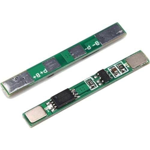 1S 3.7V 3A li-ion BMS PCM battery protection board pcm for 18650 lithium ion li battery