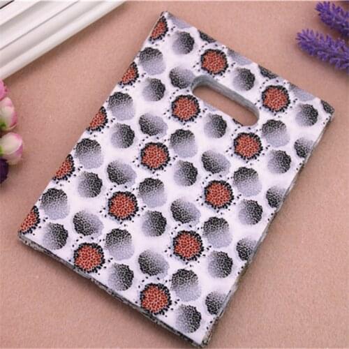 2016 New Design Hot Sale Wholesale 100pcs/lot 15*20cm Luxury Jewlery Packaging Plastic Gift Bags With Handle