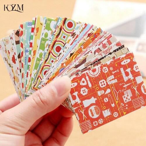 52 pcs/bag DIY Mini Cute Flower Paper Sticker Vintage Retro Paper for Scrapbooking Home Decoration Best Selling