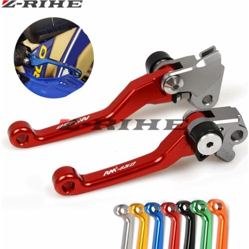 Free shipping New arrival Dirt Bike Off Roads Motocross Racing CNC Pivot Brake Clutch red For SUZUKI RMZ450 2005-2016 2015 2014