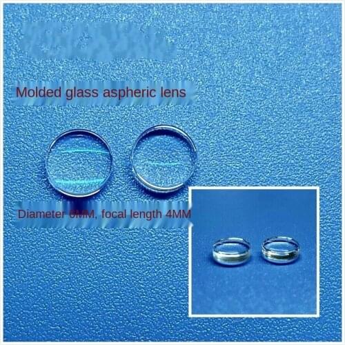 Diameter 6 Focal Length 4 Molded Glass Aspheric Lens Focusing Lens Optical Collimator Laser Tube Module