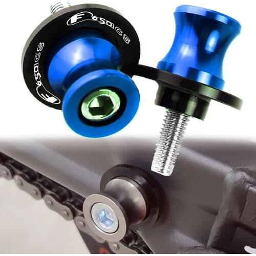 FOR BMW F650CS DAKAR F650CS SCARVER 2000 2001 2002 2003 2004-2007 Motorcycle Swingarm Slider Spools 8mm/10mm Stand Screws Cover