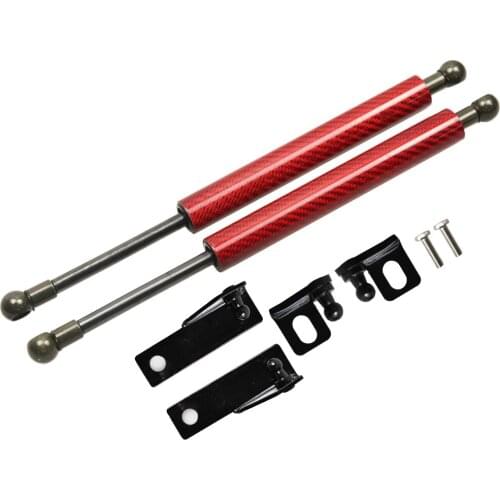 For Honda N-Box 2011-2017 Front Bonnet Hood Modify Gas Struts Carbon Fiber Lift Support Shock Damper Accessories Absorber
