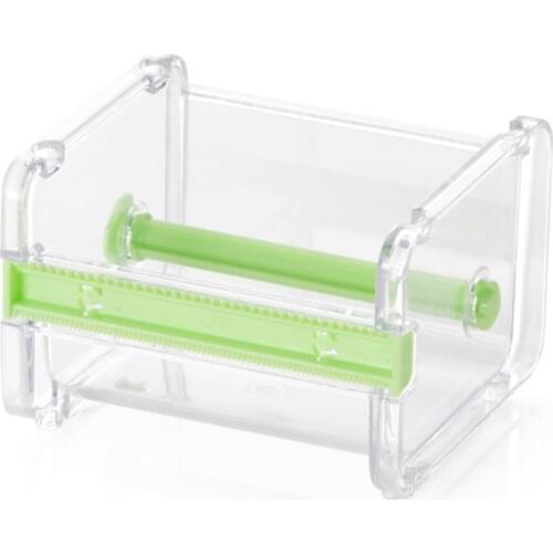 Stationery Masking Tape Cutter Transparent Tape Storage Organizer Cutter Desktop Office Tape Dispenser Office Supplies Cuttings