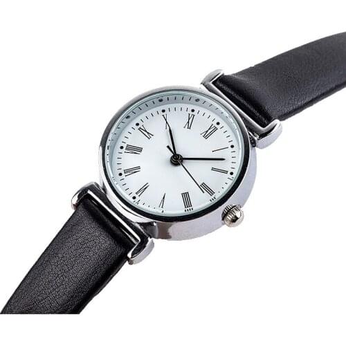 2018 Classical Womens Quartz WristwatchesLadies Dress Watches Black Clock Roman numerals Reloj Mujer Relogio Feminino Gifts