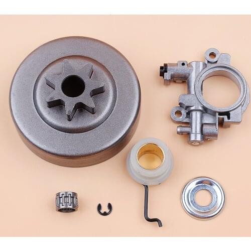 3/8" 7T Clutch Drum Bearing Oil Pump Worm Gear Kit For Stihl 029 039 MS290 MS310 MS390 MS311 MS391 Chainsaw Parts