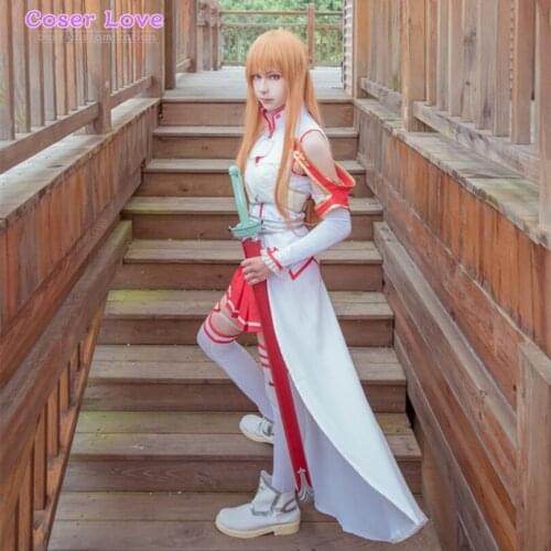 Sword Art Online SAO Sodo Ato Onrain Knights of the Blood Lambent Light Yuuki Asuna Yuki Asuna Asuna Yuki Cosplay Costume