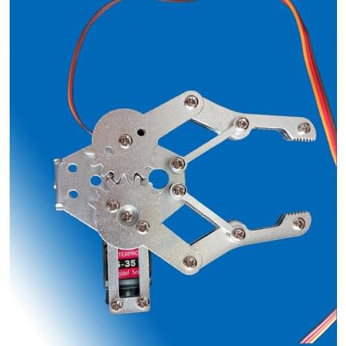 Metal Robot Arm Gripper Claw Paw Clamp Claw Mount Kit Un-Assembly Fit For Arduino Factory Wholesale We Are Factory DIY RC Toy