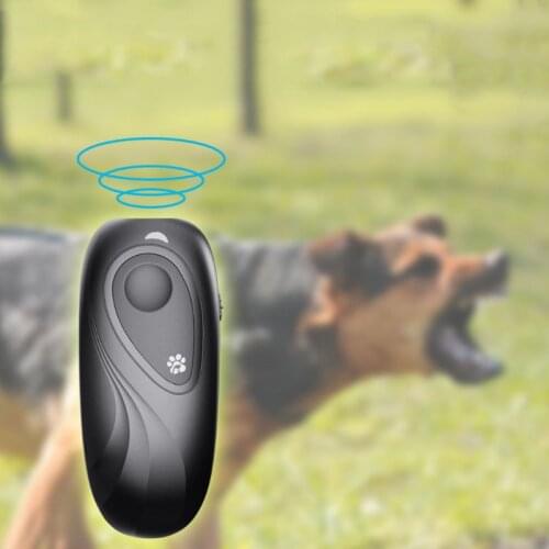 Dog Mini Anti-bark Device Ultrasonic Bark Deterrent Silencer Pet Barking Stopper Training Aid Control Tools Dog Supplies C42