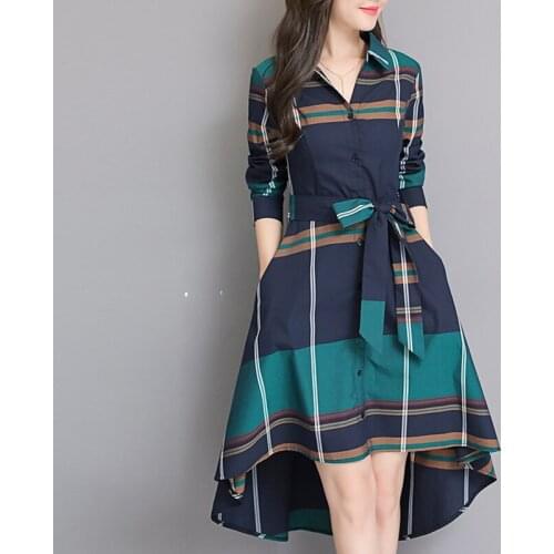 Модные платья в клетку MLUOLANC China At AliExpress