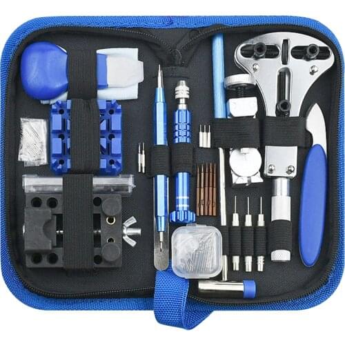 208Pcs Watch Tools Watch Opener Remover Spring Bar Repair Pry Screwdriver Clock Watch Repair Tool Kit Watchmaker Tools Parts