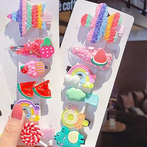 Super Sweet Kids Hairpin Accessories Girl Baby Not Hurt Hair Duckbill Clip Small Clip Hairpin Hair Accessories