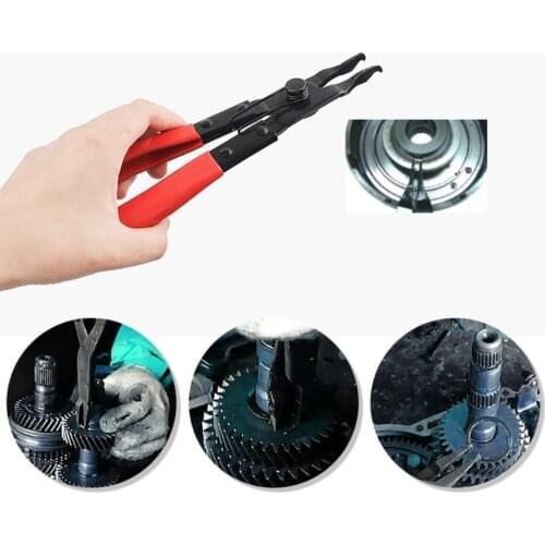 Flat Head Retaining Ring Pliers for Bicycles Car Anti-Rust Transmission Removing Installing Retaining Rings Tool Circlip Pliers