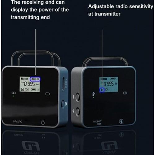 FM40 mini portable microphone professional wireless UHF equipment, Lavalier true diversity receiving system for digital cameras