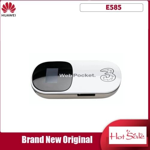 Unlocked Huawei E585 3G Router Mobile Hotspot Pocket MiFi Wireless Car WiFi Modem with SIM Card Slot