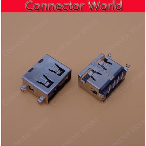 2-10pcs USB Port 2.0 Type A Female 4 Pin SMT 4 Feet Data Charging Interface Charge Plug Socket Jack Connector