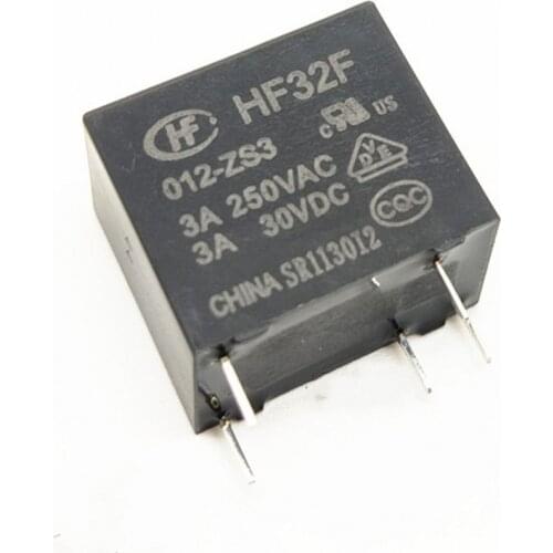 50PCS JZC-32F 12V Power Relays JZC-32F-012-ZS3 3A 250VAC 5PIN Original New relay
