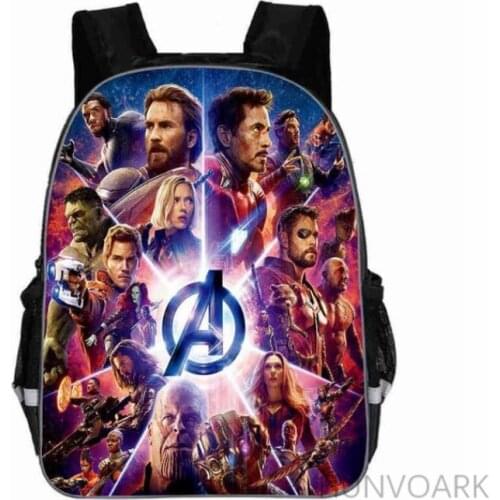 Mochila School Kids bag Avengers Backpack for Children Infinity War Printing Cartoon Children School Bags Boys Girls Teenage Bag