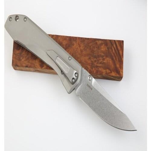 Folding Butterfly 761 Titanium Alloy Handle S35VN Blade High Hardness Survival Outdoor Hunt And Camp Pocket EDC Tool Gift