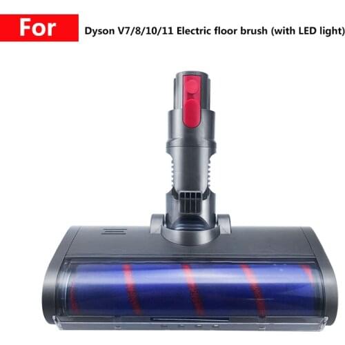 Replacement Robot vacuumcleaner Household accessories home for dysonV7 V8 V10 V11electric floor brush with LED light Spare parts