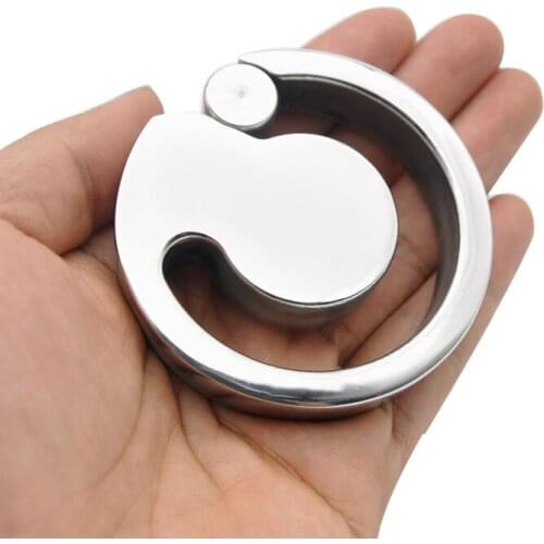 Penis Exercise Training 285G Scrotal Bondage Load-bearing Ring Pendant Cock Ring Penis Lock Male Chastity Devices Sex Toy A296