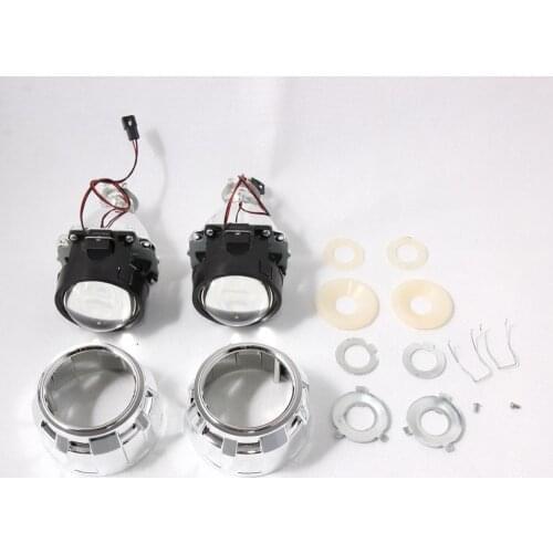 2.5 Inch Universal Bi xenon HID Projector Lens H1 Xenon LED Bulb For H4 H7 Motorcycle Car Headlight