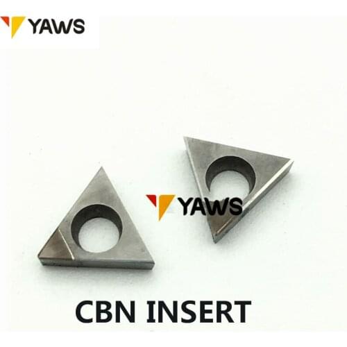 YAWS CNC CBN Diamond insert,TPGH090204/TPGH110304 For Lathe Tools Inserts