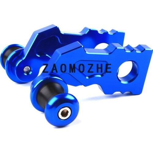 Z900 2017 Motorcycle CNC Aluminum Rear Axle Spindle Chain Adjuster Blocks And Spool Sliders For Kawasaki Z900 17