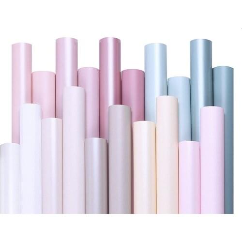 20pcs 60*60cm Candy Color Flower Wrapping Paper