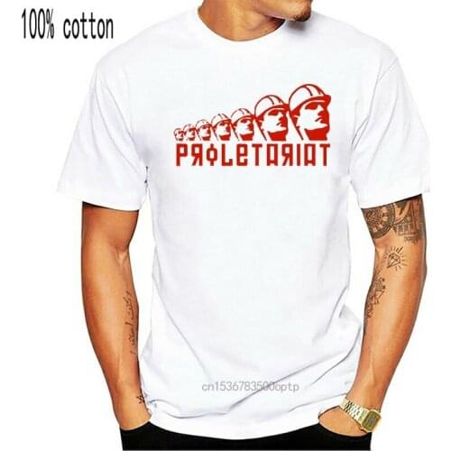 2019 Cool PROLETARIAT communist russia political soviet T Shirt Tee