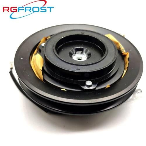 Auto AC Compressor Clutch Auto A/C Compressor Magnetic Clutch Assembly For Audi 80 90 100 200 1.6 1.8 034260805 Pullpy out 143.5